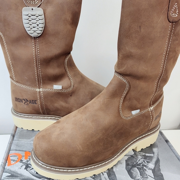 Iron Age SOLIDIFIER 11" Pull on Cushguard Internal Met Guard MEN'S Size 7 M - Picture 10 of 11